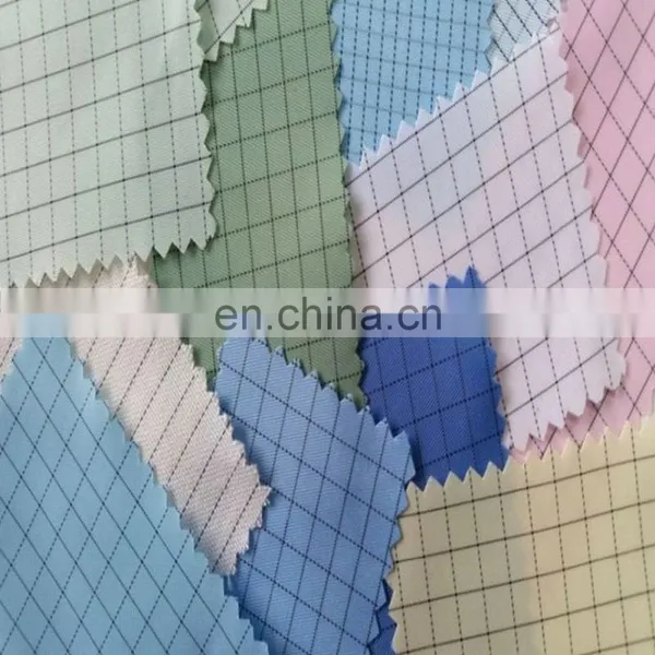 5mm Grid Polyester Antistatic Fabric for Cleanroom Overalls photo-4
