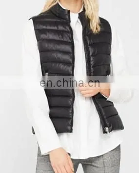 Chinese Manufacturer 100% Polyester Casual Women Padding Vest photo-4