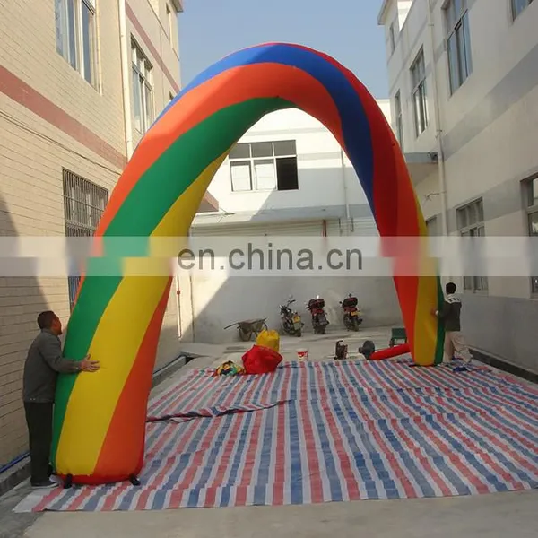 NEW Outdoor Entrance Advertising Inflatable Rainbow Arch For Sales photo-3