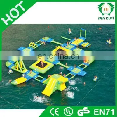 HI Lake Inflatables Water Games For Adults / Bouncia Aquapark Inflatable Water Park Equipment Price photo-2