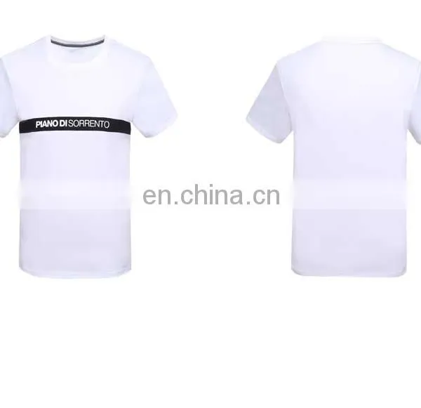Euro Custom Customized T-shirts Poly Polyester Cotton T Shirts TShirts Tee Shirts Crew O V Upper Neck Short Sleeve Apparels photo-4