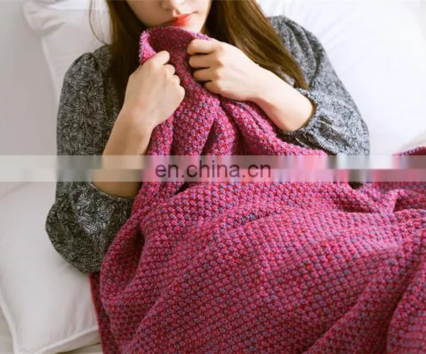New Arrival Winter Mermaid Blanket Pattern Crochet Mermaid Tail Personalized Woven Blankets Cozy Sleeping Blanket photo-3