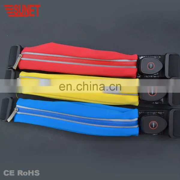 New 2018 Outdoors Running Sport Bag Chargeable LED Light Waist Belt Bag For Wholesale Shenzhenn Safety Belt photo-2