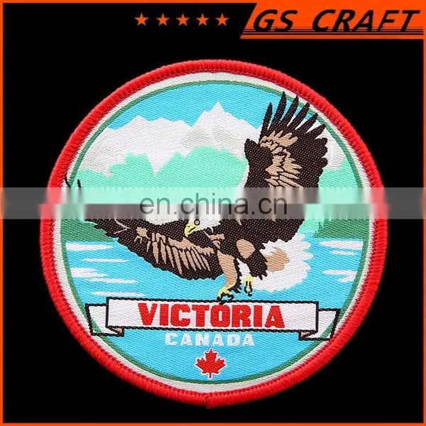 Washable,Eco-Friendly Feature and Woven Technics Low Price Woven Patch photo-2