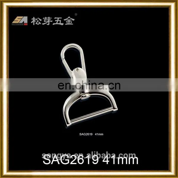 Matt Surface Zinc Alloy Turn Sanp HookFor Handbag, Plated Turn Snap Hook Buckle photo-2