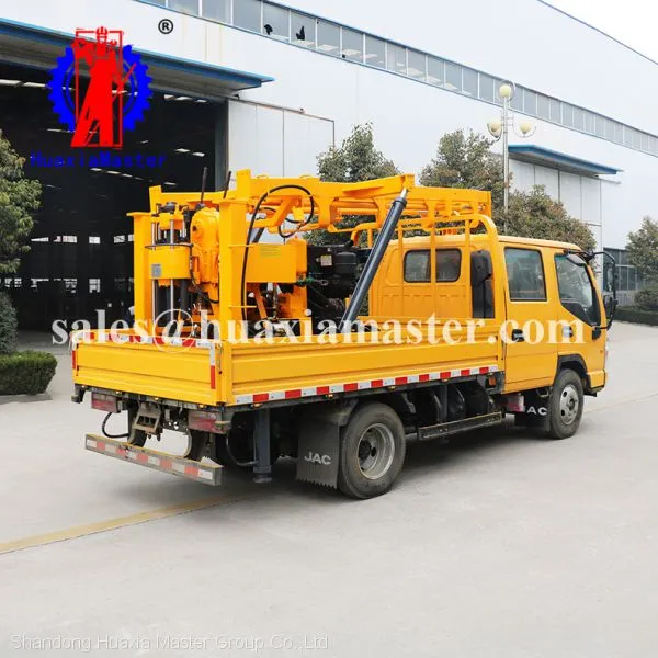 High Quality HuaxiaMaster Supply XYC-3 Vehicle-mounted Hydraulic Core Drilling Rig/civil Water Well Drilling Machine Equipment photo-5