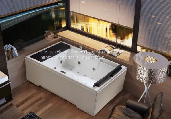Two Persons Luxury Massage Factory Price Whirlpool Indoor Bathtub Jacuzzi