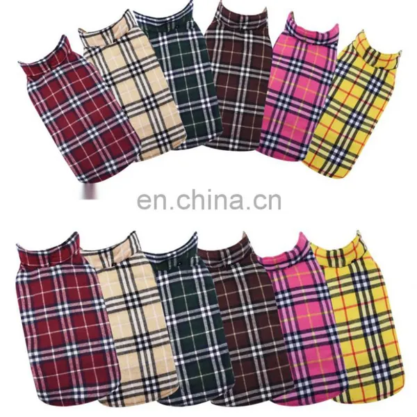 Waterproof Dog Clothes Warm Winter Pet Jacket Plaid Pet Clothing Coat photo-3