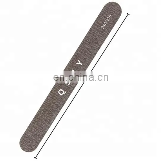 Qshy Nail Art Tools 240/320 Brown Grit Abrasive Nail File