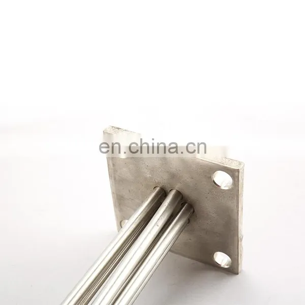 220v 15kw Sus304 Square Flange Tube Boiler Water Immersion Heater Element photo-4