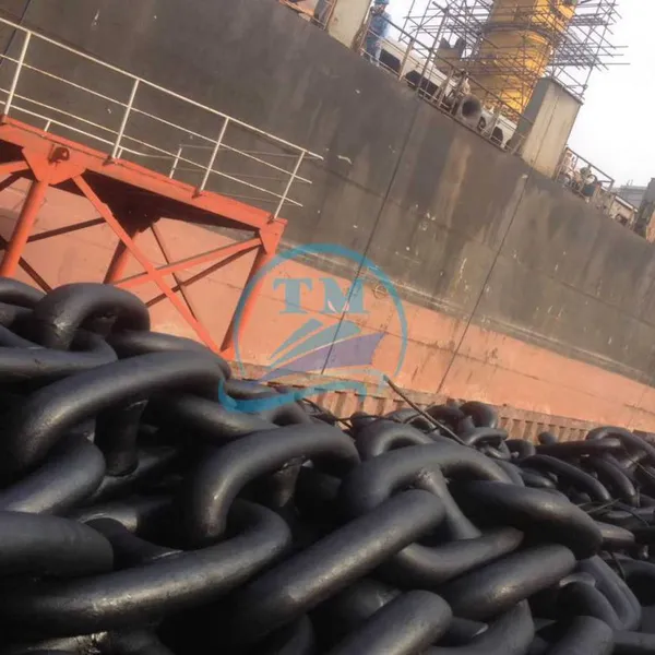 70mm Stud Chain/ u3 Studless Anchor Chain/black Coated Marine Chain photo-5