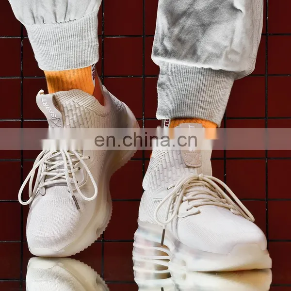 2021 Spring and Autumn New Cross-border Trend Three Air Cushion Avant-garde Luminous Men's Casual Plus Size Sneakers photo-4