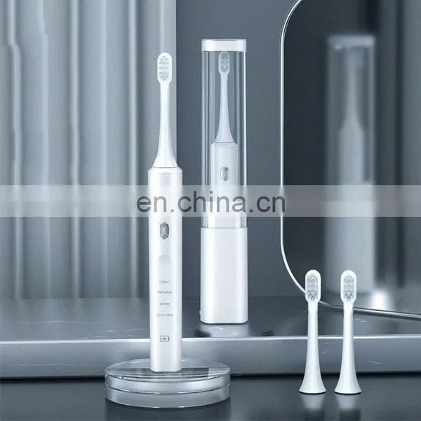 New Style Travel Innovative Silicone Wholesale Pink Rechargeable Electric Toothbrush photo-5