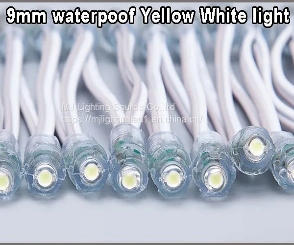 LED Decoration Light 9mm 12mm LED Pixel Strings White Color 5V 12V Lightings For Outdoor Signage photo-3