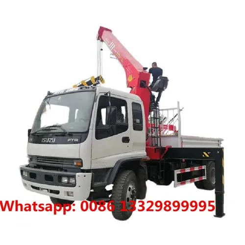 Isuzu Brand 4*2 LHD FVR 6.3T Telescopic Crane Boom Mounted on Truck for Sale photo-5