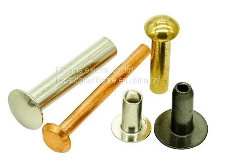 304 Stainless Steel Copper Rivet Cold Pier Umbrella Head Iron Rivet Spot Galvanized 3mm Semi-hollow Iron Rivet（Wechat:13510231336）