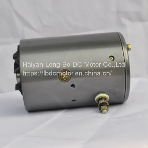 12V 1.6KW Series Wound Double Ball Bearing DC Motor HY61048 W-9993D photo-2