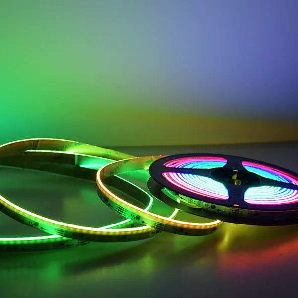 24 Volt Side Lighting LC8806S Breakpoint Resume COB RGB LED Strip Lights Decoration Party 5 M RGB LED Strip Light photo-2