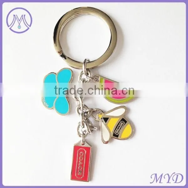 High Quality Gift Flower Zinc Alloy Keychain photo-6
