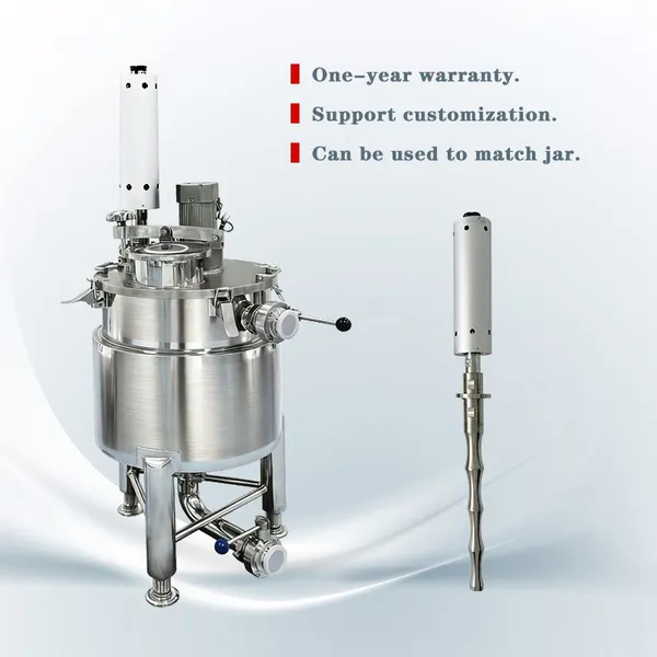 New Customized Ultrasonic Extract Machine Industrial Ultrasonic Homogenizer Cosmetic Liquid Oil Emulsifier photo-3
