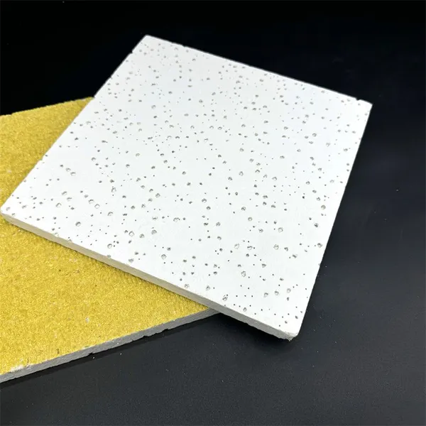 Sound Absorbing Mineral Fiber Suspended Ceiling - Acoustic Wool Panels for Offices photo-4