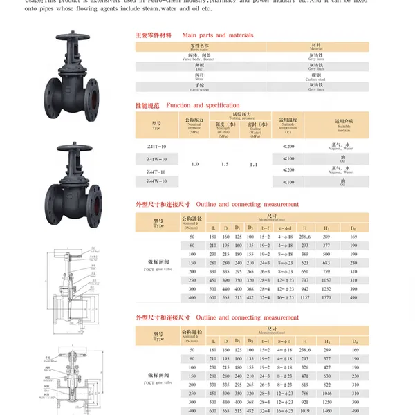 Russian Standard Flange Wedge Type Double Plate Gate Valve GOST Cast Iron Carbon Steel Elastic Seat Gate Valve photo-6