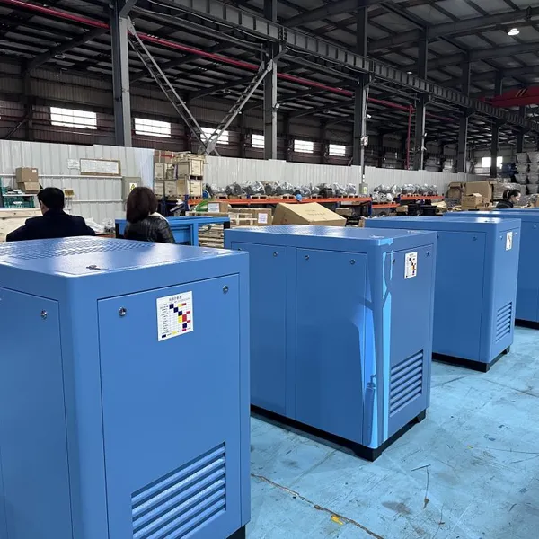 BY22KW TWIN Screw Air Compressor.4m3/minExhaust Volume.0.8MPAEnergy Saving and Silent. photo-2