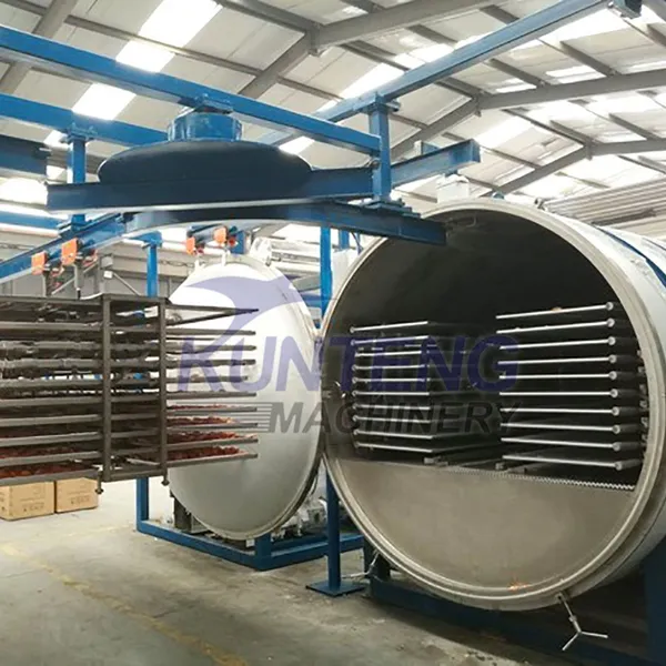 Efficient Industrial Durian Apple Slices Strawberries Okra Potatoes Milk Vacuum Freeze-drying Machine photo-3