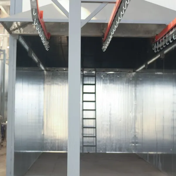 Automated Powder Coating Line for mechanical equipment structural parts powder coating treatment