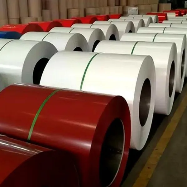 Weather Resistant HDP Color Coated Steel Coil Anti UV PPGI Prepainted Steel Coil For Outdoor Construction photo-3