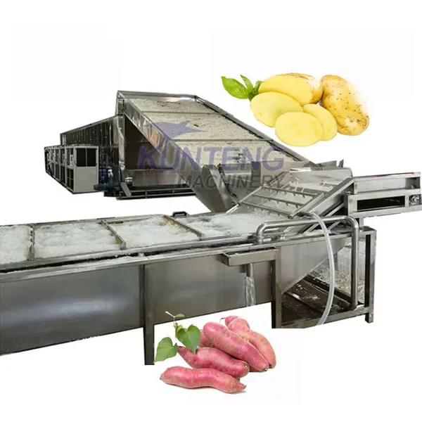 Dryer Machine for Potato Starch Sweet Potatoes Dryer Machine Industrial Potato Chip Rinser and Dryer Machine Production Line EPC