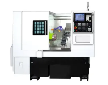 Torno CNC horizontal de torre com combinação de torneamento e fresamento