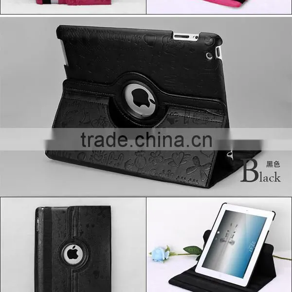 360 Degree Rotate for Ipad Case, for Ipad 4 Case With Stand photo-6
