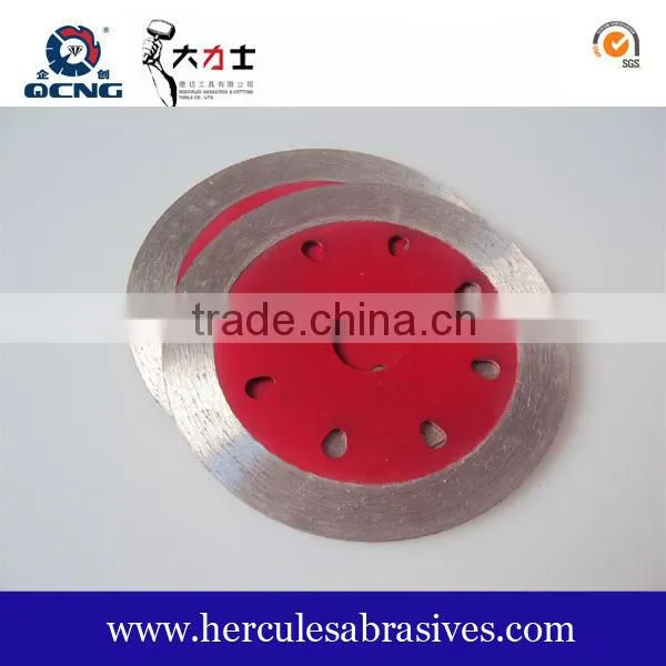 Good Quality Continuous Rim Electroplated Cutting Diamond Blade With Straight Protections photo-3