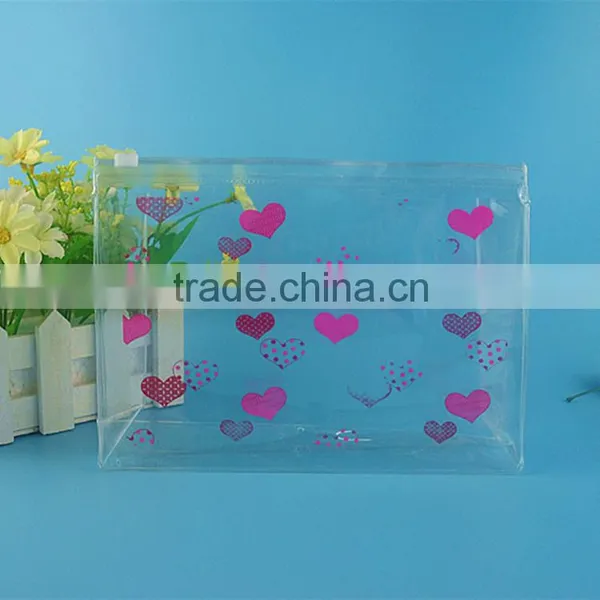 Degradable Material Makeup Bag Clear PVC Bags With Zipper photo-2