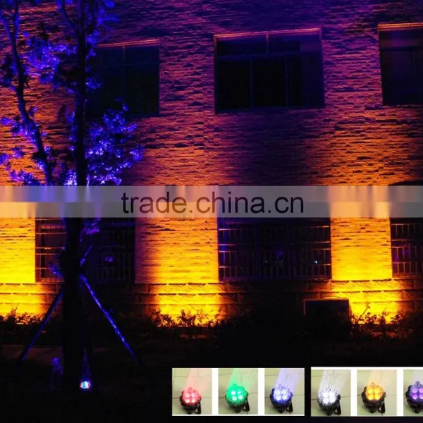 IP65 Waterproof Outdoor Fixtures 4LEDs 7Colors With Battery Powered Wireless DMX China Supplier photo-6