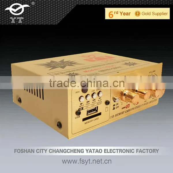 Remote Control MP3 FM Radio Hifi Stereo Karaoke Mixer Amplifier YT-G06 photo-3