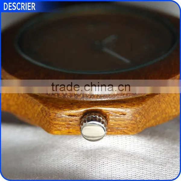 2016 New Bamboo Wooden Watch With Japan Movement Custom Dial Wood Watch photo-3