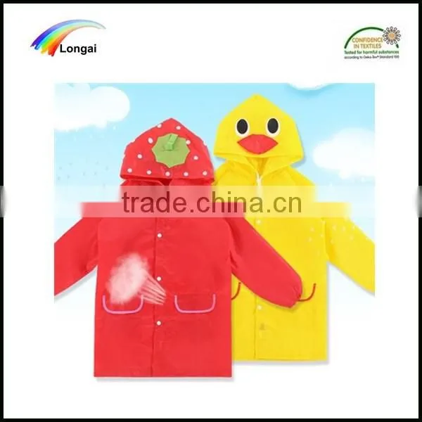 2016 Factory Wholesale Cute Fashionable Kids Raincoat photo-6