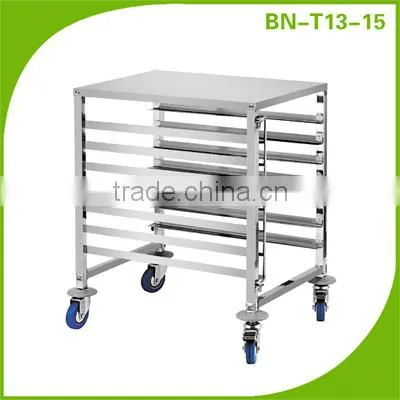Commercial Stainless Steel Catering Tray Trolley BN-T16~T18 photo-2