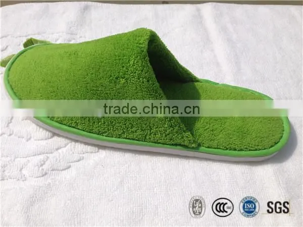 Wholesale Green Hotel Coral Fleece Winter Super Warm Slipper Bathroom Slippers photo-4
