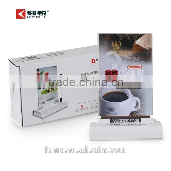 Creative Menu Designed Call Button for Bear &snack Bar Restaurant Wireless Service Calling System photo-6
