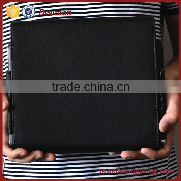 Hot Selling Custom Cheap pu Leather Notebook Portfolio photo-4