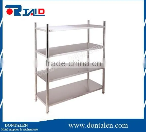 1.4-meter Stainless Steel 4-layer Shelves/Adjustable Feet