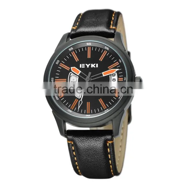 Sport Type Automatic Mechanical Watches Men Genuine Leather Wrist Watch photo-2
