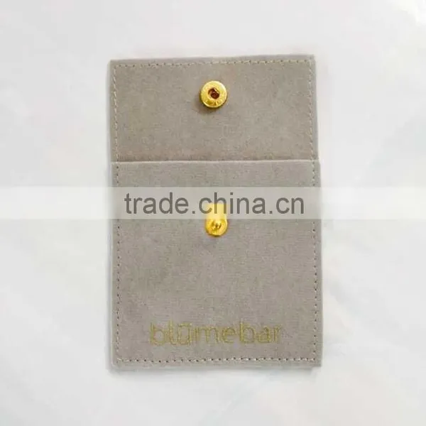 Velvet Watch Bag With Snap Closure Logo 12mm*17mm photo-5