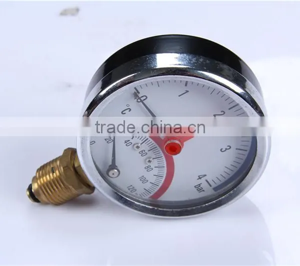 High Quality China Temperature Double Needle Pressure Gauge photo-2