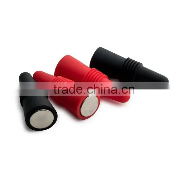 Bottles Usage and Silicone Material Wine Stopper photo-4
