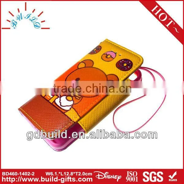 Leather Phone Case/pp Red Phone Case for s4 Mobile Phone photo-3