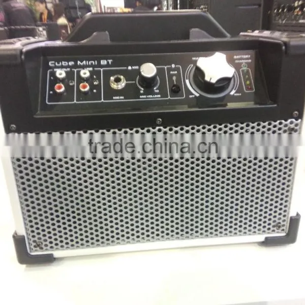 Stage Speaker With Disco Light With Portable Handle Multi-Color Wireless Built-in Battery Active Trolley Speaker photo-2